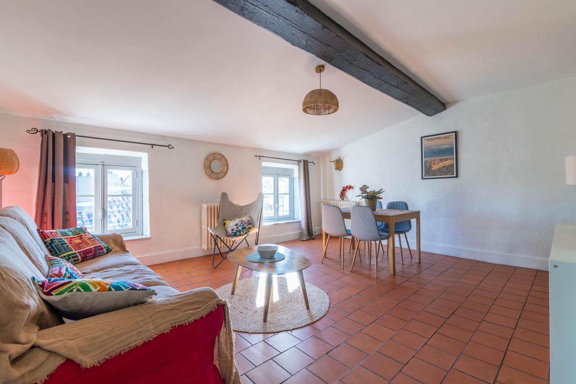 Bel Appartement Avec Cour Au Coeur De La Bastide Carcassonne Exteriör bild