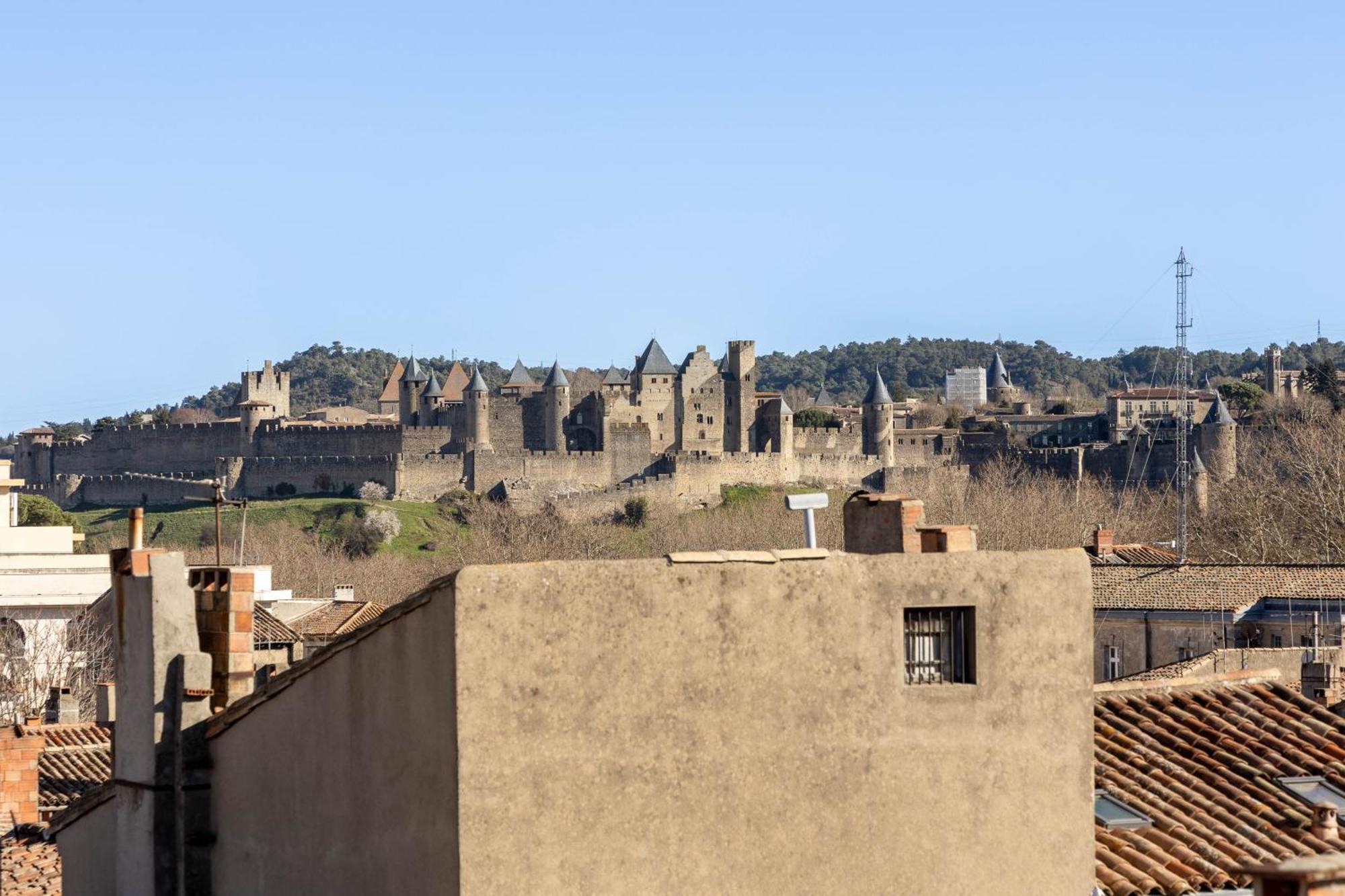 Bel Appartement Avec Cour Au Coeur De La Bastide Carcassonne Exteriör bild