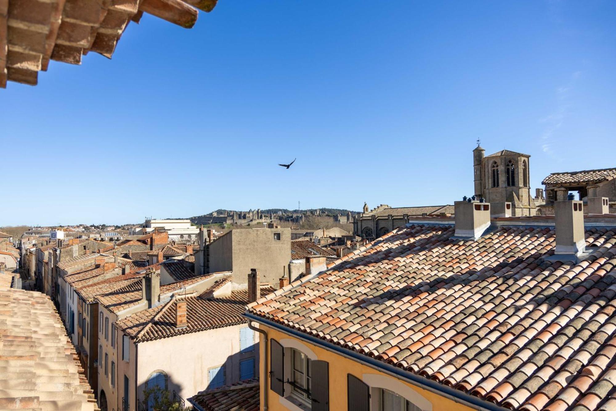 Bel Appartement Avec Cour Au Coeur De La Bastide Carcassonne Exteriör bild